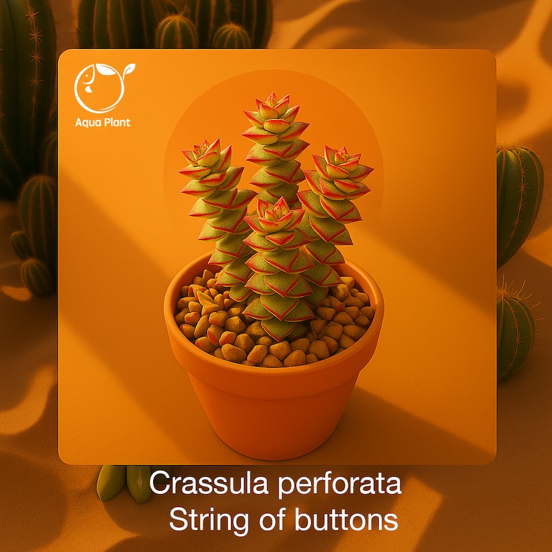 Crassula perforata - String of buttons